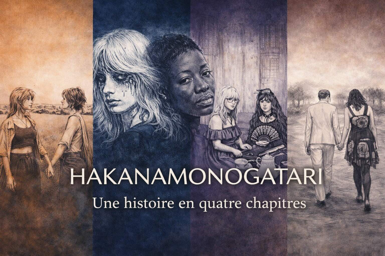 Pack Hakanamonogatari – œuvre complète 4 chapitres – carnets photogaphiques Thierry Stentzel